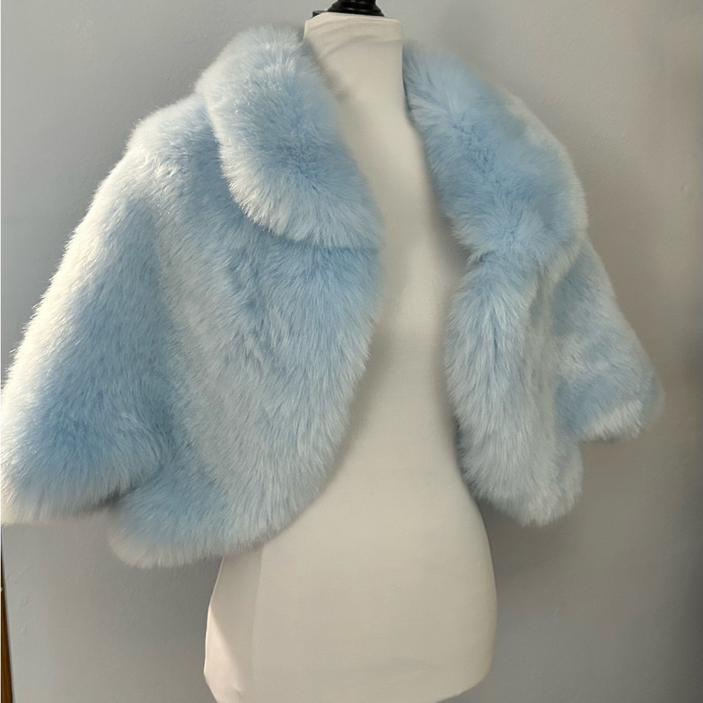 Light blue shawl
